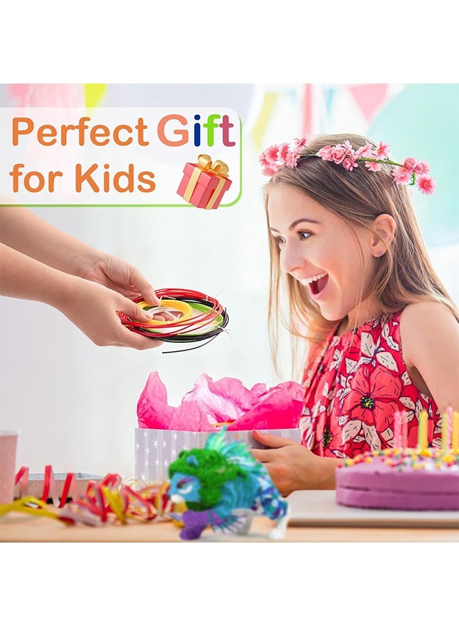 PLA 3D Pen Filament, 20 Bright Colors(Random), 1.75mm Refills for 3D Pens, 10 Feet per Color, Total 200 Feet, Ideal for Creative Projects - Image 5