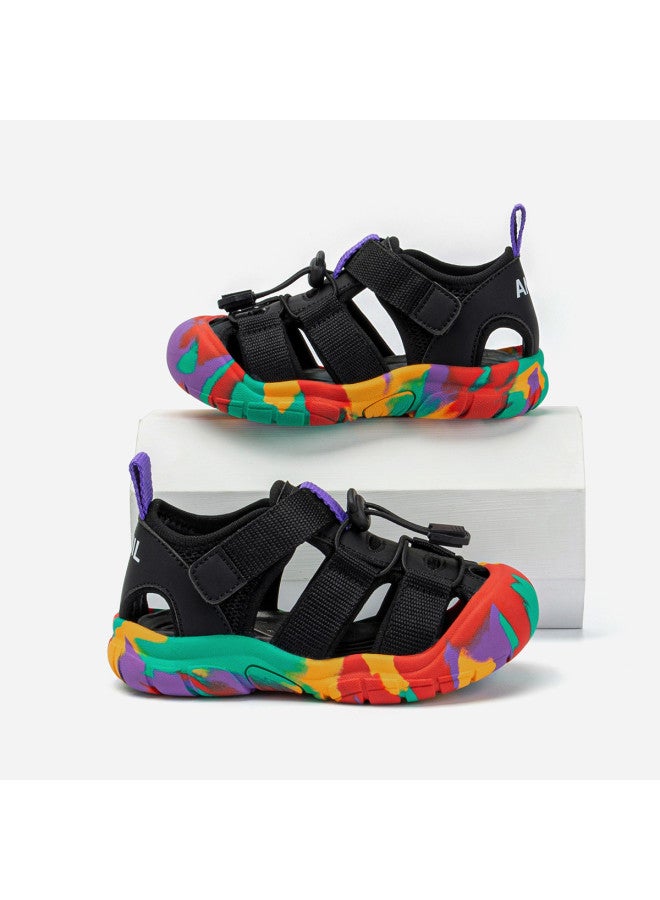 Annil Baotou 25-year Summer Anti-collision Hook & Loop Breathable Unisex Large Kids' Children's Beach Shoes Water Shoes - Image 2