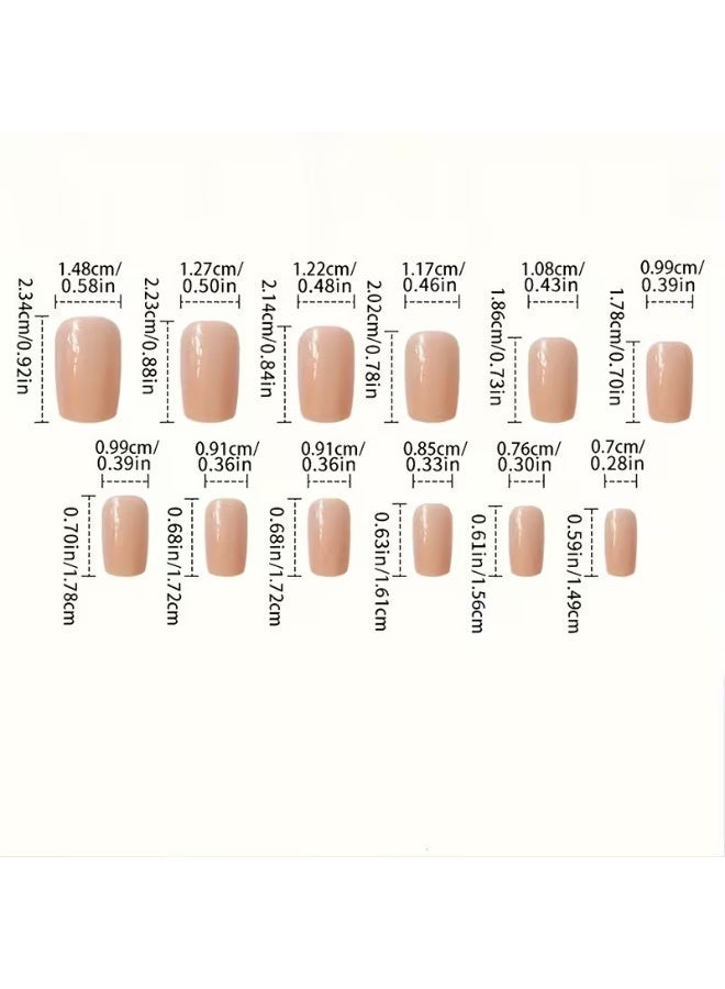 Goolsky Upgrade Your Nail Style: 24 Medium-Length Oval Burgundy Glitter Line Fashionable Sassy Nails with 1 Cuticle Pusher & 1 Jelly Glue - Image 4