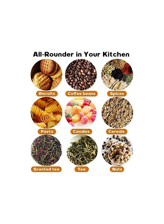 Raxoom 12 PCS Glass Jars with Bamboo Lids (9OZ) | Mini Clear Glass Airtight Spice Jars | Food Storage Containers for Home Kitchen Tea Herbs Sugar Salt Coffee Flour Herbs Grains - Image 2