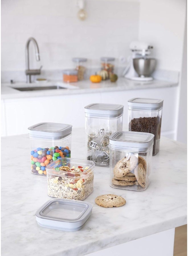 Curver Dry Food Container,Cube, 1.8L Transparent - Image 3