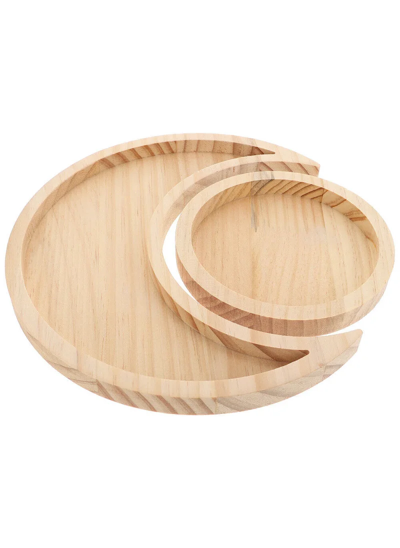 QUESERA 2 PCS SUN AND MOON serving tray