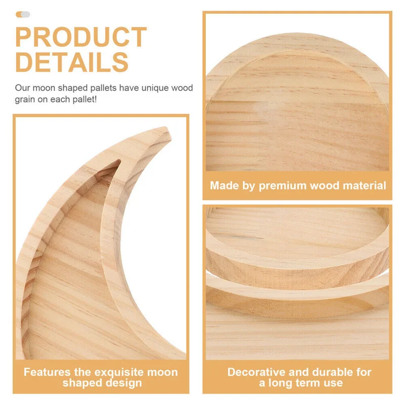 Quesera  2 PCS SUN AND MOON serving tray  | Best Price UAE