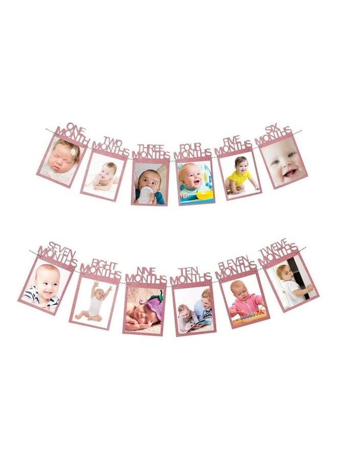 NIBEMINENT First Birthday Photo Frame 22 x 13cm - Image 1