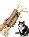 Fokauiwo 1496 Inches Huge Silvervine Sticks Cat Toys Large Natural Catnip Kittens Chew Toy for Teeth CleaningBig Catmint Blend Stick Dental Kitty Chews for Indoor2 Pack - Image 3