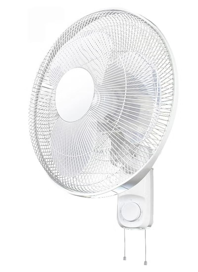 Denx 16 Inch Wall Fan High Performance Fan With 3 Speed ​​Controls, 5 Leaf Blades And 2 Pull Cord Adjustable Tilt Angle And Efficient Cooling - Image 3
