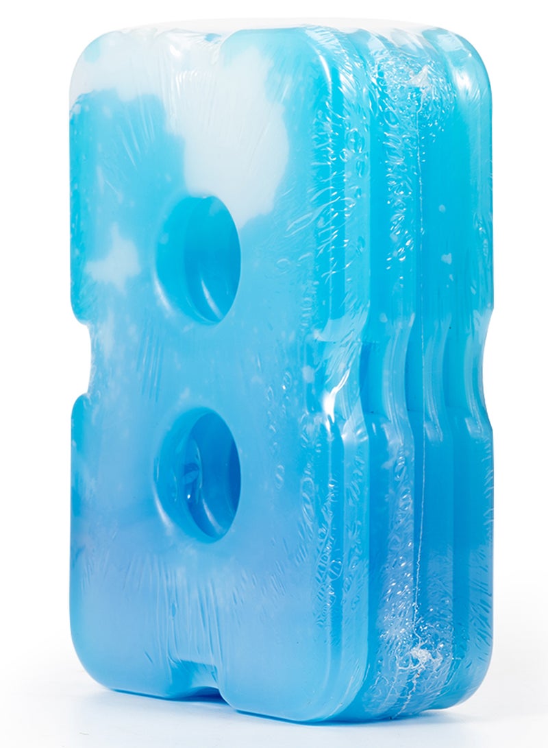 Eazy Kids مجموعة من 4 أكياس ثلج لحقائب الغداء مصنوعة من مواد خالية من مادة BPA وغير سامة - بيضاء - Image 2