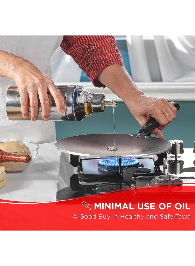 VINOD مقلاة فينود زست غير لاصقة مقعرة (سمك 4 مم) - 24 سم - أحمر - Image 2