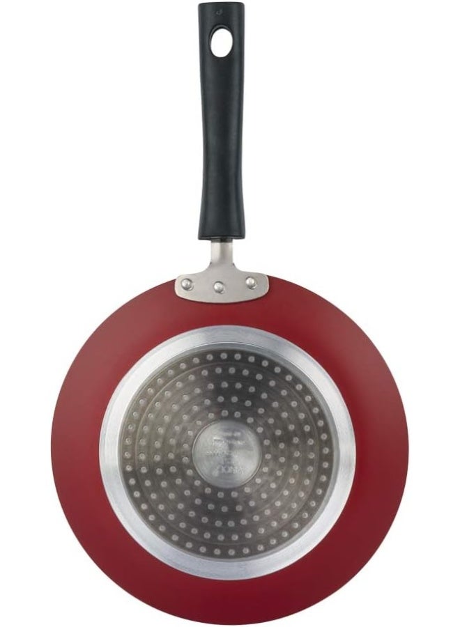 VINOD مقلاة فينود زست غير لاصقة مقعرة (سمك 4 مم) - 24 سم - أحمر - Image 5
