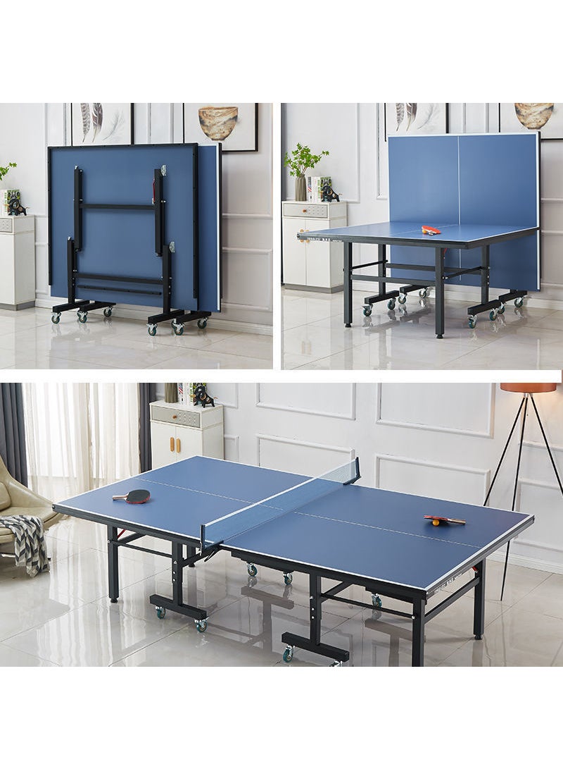Sharpdo Home Foldable Standard Table Tennis Table, Suitable for Indoor and Outdoor Use, Movable 274*152.5*76CM - Image 3