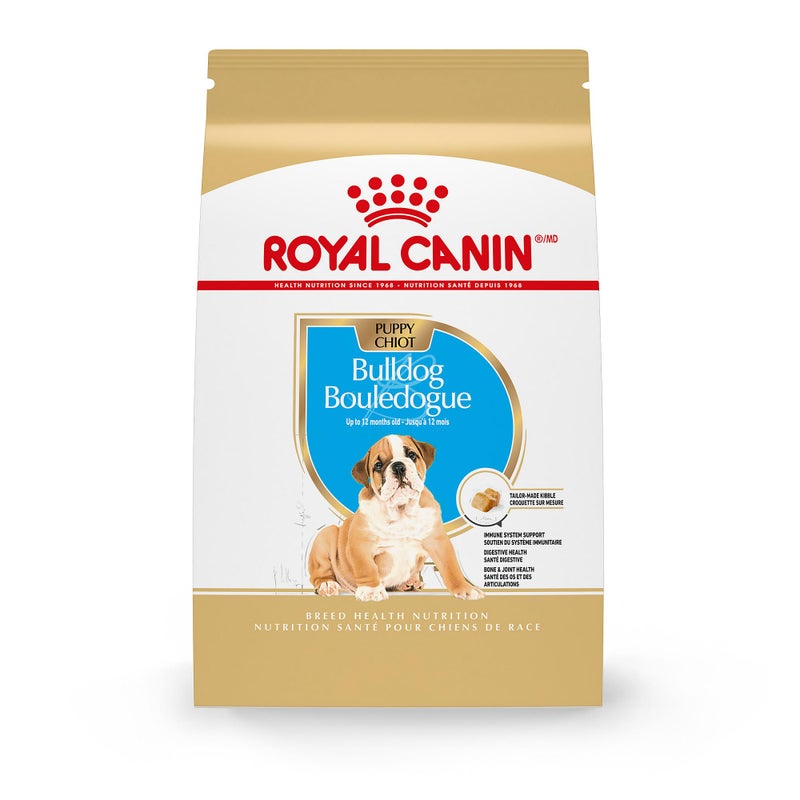 Royal Canin Breed Health Nutrition Bulldog Puppy Dry Dog Food, 6 lb Bag - Image 1