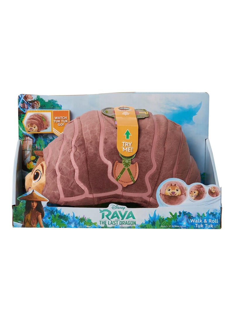 Disney Plush Disney Raya and the Last Dragon - Walk & Roll Tuk Tuk - 10 Inch Feature Plush with Sounds  - Image 1