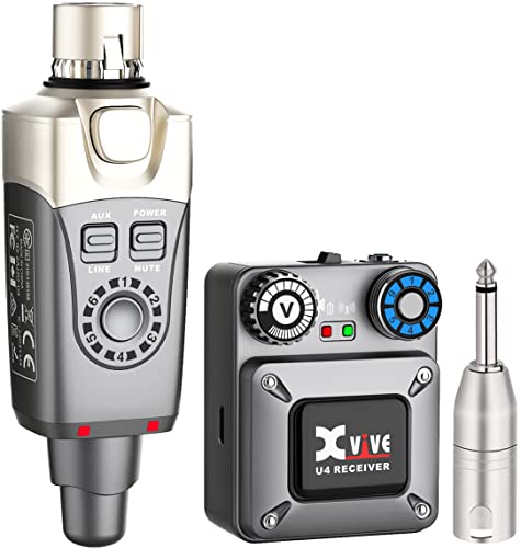 Xvive U4 Wireless in-Ear Monitor System Set with Transmitter and Receiver (One Receiver and One Transmitter) - Image 1