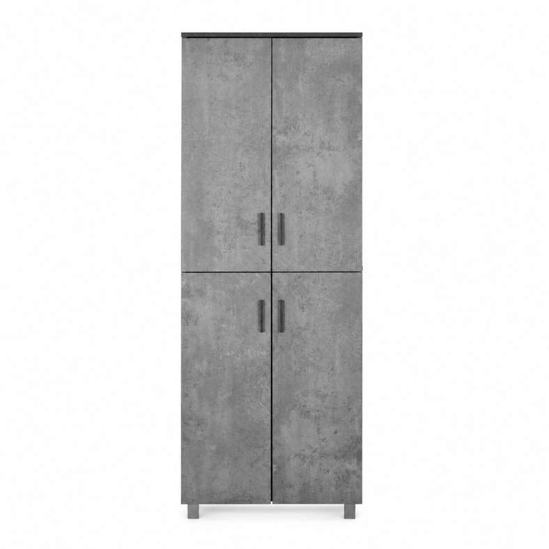 Pan Home WISEMAN SHOE RACK 24 PAIRS WITH 4 DOOR - BLACK & GREY - 043FHY2000111 - Image 5