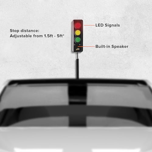 ARMOR ALL مساعد ركن السيارات المتقدم من أرمور أول مع ضوء LED، حساس ركن السيارات مع مؤشر مسافة متغير الألوان، حساس ركن السيارات وضوء توقف ركن السيارات لمواقف آمنة - Image 5