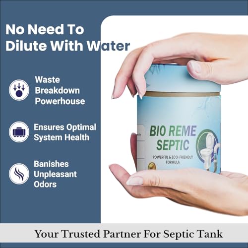 Bio Reme Septic Tank Cleaning Powder 500 Gms with Active Bacteria Formula for Odour Control, Eco Friendly Septic Care Treatment for Low Maintenance Household and Commercial Systems - Image 2