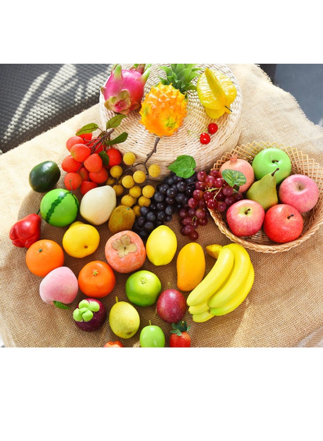 Foam Simulation Fruit Real Appearance Texture And Weight Safety Environmental Protection Soft Touch Resistant To Play And Fall-Color:Aggravated 130 Green Mango  - Image 3