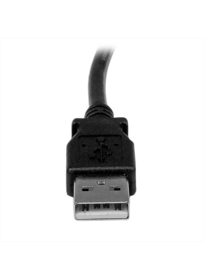 StarTech .com 2m USB 2.0 A to Right Angle B Cable Cord - 2 m USB Printer Cable - Right Angle USB B Cable - 1x USB A (M), 1x USB B (M) (USBAB2MR) - Image 3