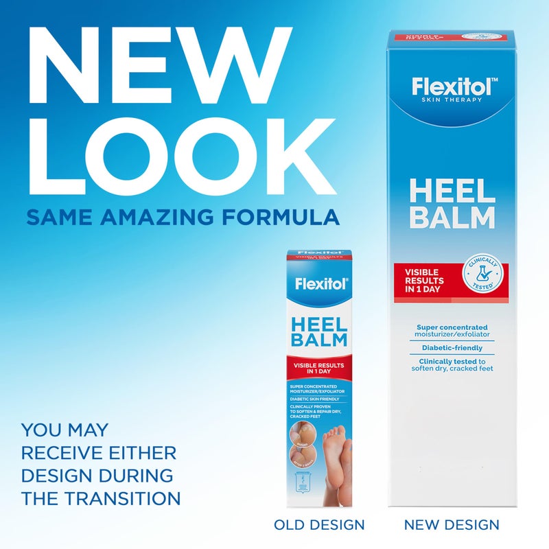 Flexitol Heel Balm, Rich Moisturizing & Exfoliating Foot Cream, Original Version, 4 Oz - Image 2
