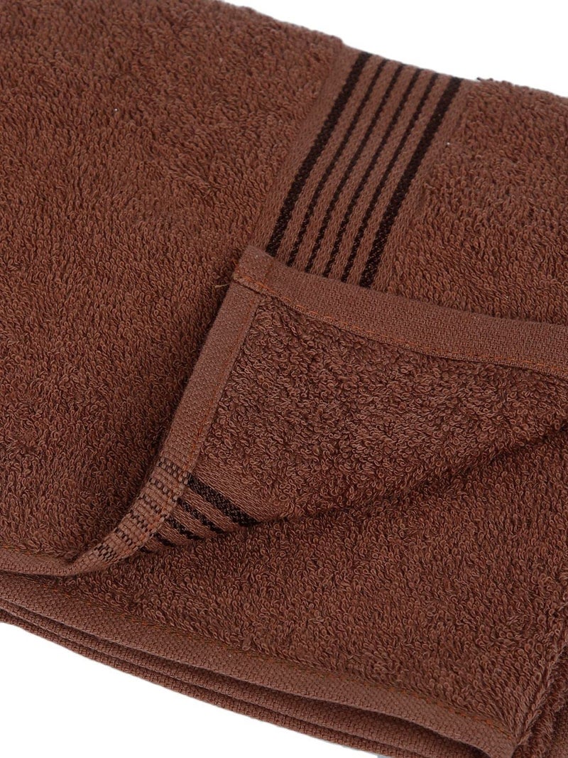 KOPA by Bianca D’Ross Quick Dry 100% Cotton Soft Terry Towels for Hands | Super Absorbent, Lightweight & Odor Free | 380 GSM | 2 Pieces Hand Towel for Men/Women/Kids | 40 cms x 60 cms - Brown - Image 5