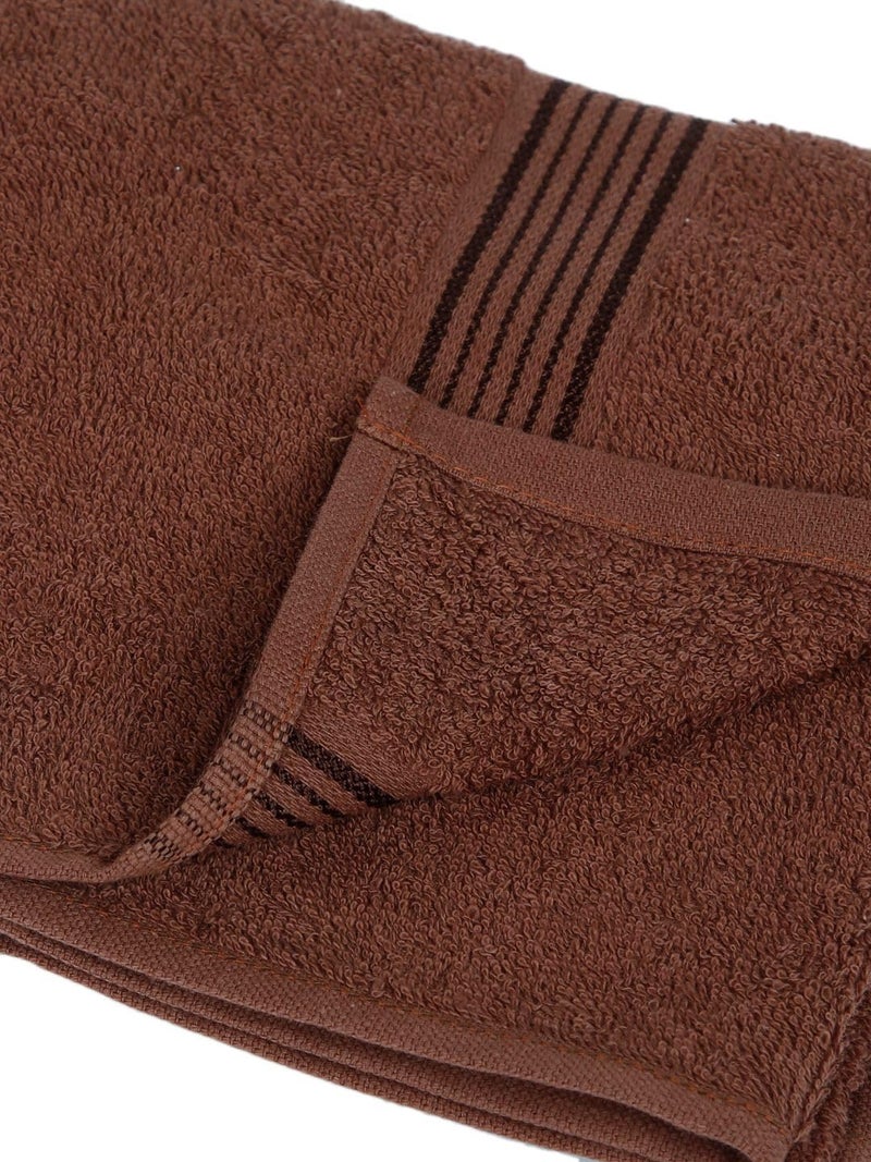 KOPA by Bianca D’Ross Quick Dry 100% Cotton Soft Terry Towels for Hands | Super Absorbent, Lightweight & Odor Free | 380 GSM | 2 Pieces Hand Towel for Men/Women/Kids | 40 cms x 60 cms - Brown - Image 4