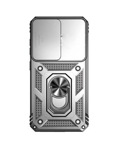 erorex Case For Samsung Galaxy S23+ 5G Sliding Camshield Holder Phone Case Silver  - Image 5