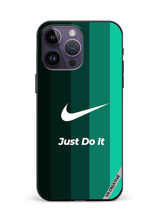 VR CREATIVE Protective Case Cover For Apple iPhone 16 Pro Nike Logo Green Design Multicolour - Image 1
