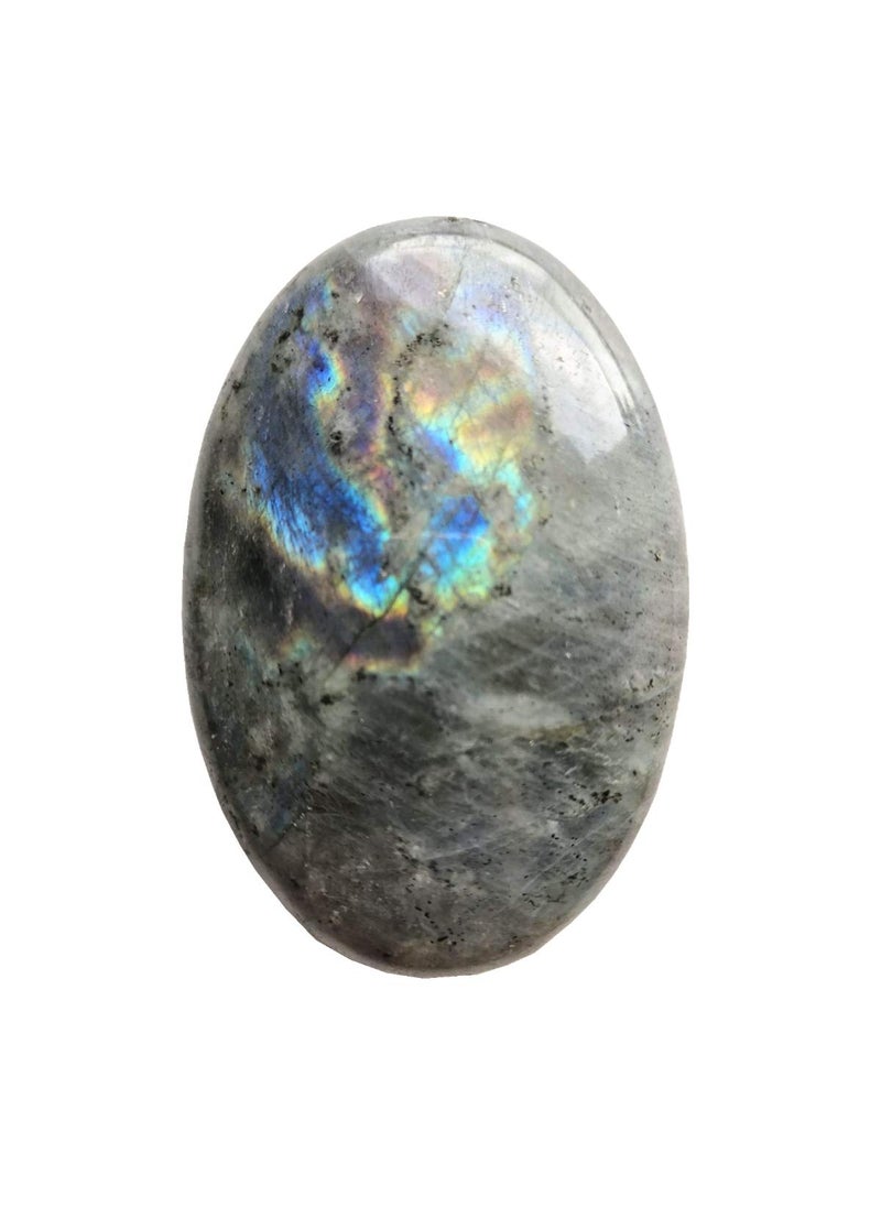 Loveliome Loveliome Natural Moonstone Oval Polished Worry Stones Healing Crystal Indoor Fountain Stones Massage Energy Anxiety Relief Items 