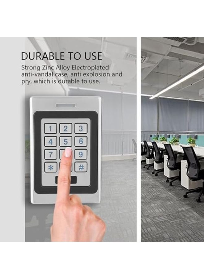 RFID Card Door Access Controller Wired Keypad IP67 Rainproof Zinc Alloy Case - Image 5