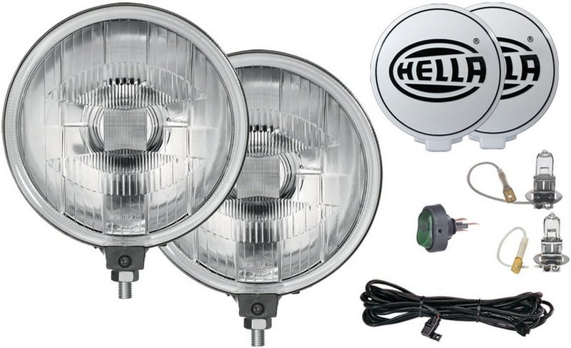 HELLA 005750952 500 Series Driving Lamp Kit, Clear, 6" - Image 1