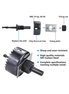 XDLB XDLB 16 pcs Hole Saw Cutting Set Kit Drilling Tool Wood Metal Cutter 19127mm Mandrels Saws Core Drill Bits Woodworking Rotary Bit Set 16 Bits N017  - Image 5