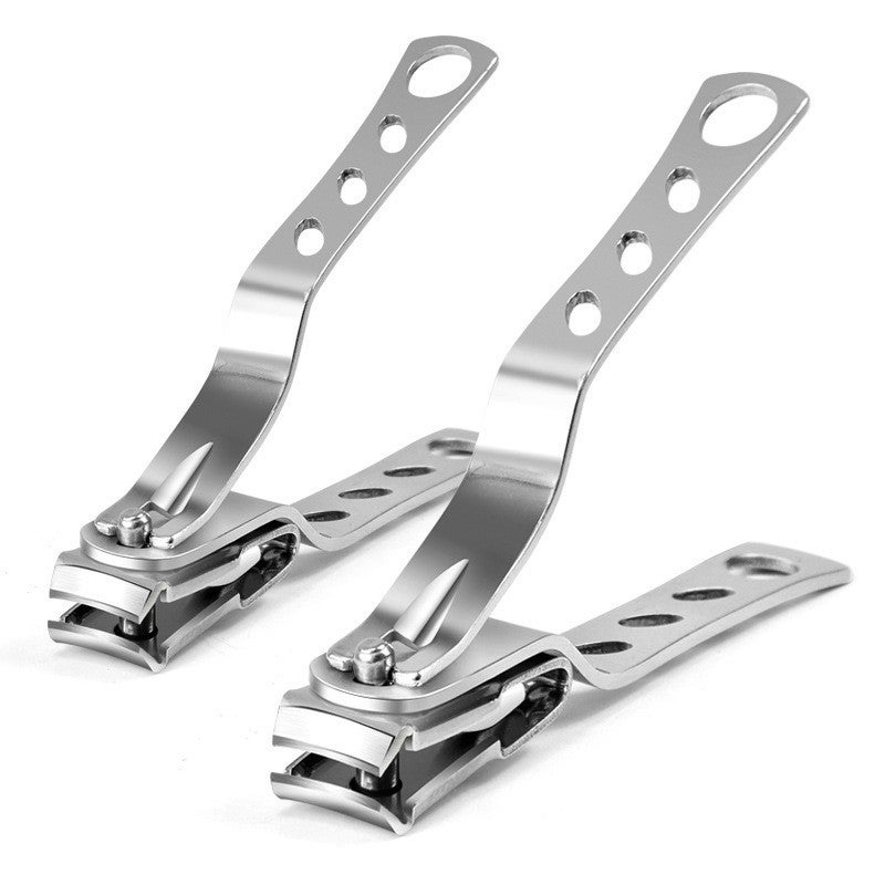 Stainless Steel Nail Clippers 360-Degree Rotating Nail Clipper Manicure Tool Set Large And Small Nail Care - Image 2
