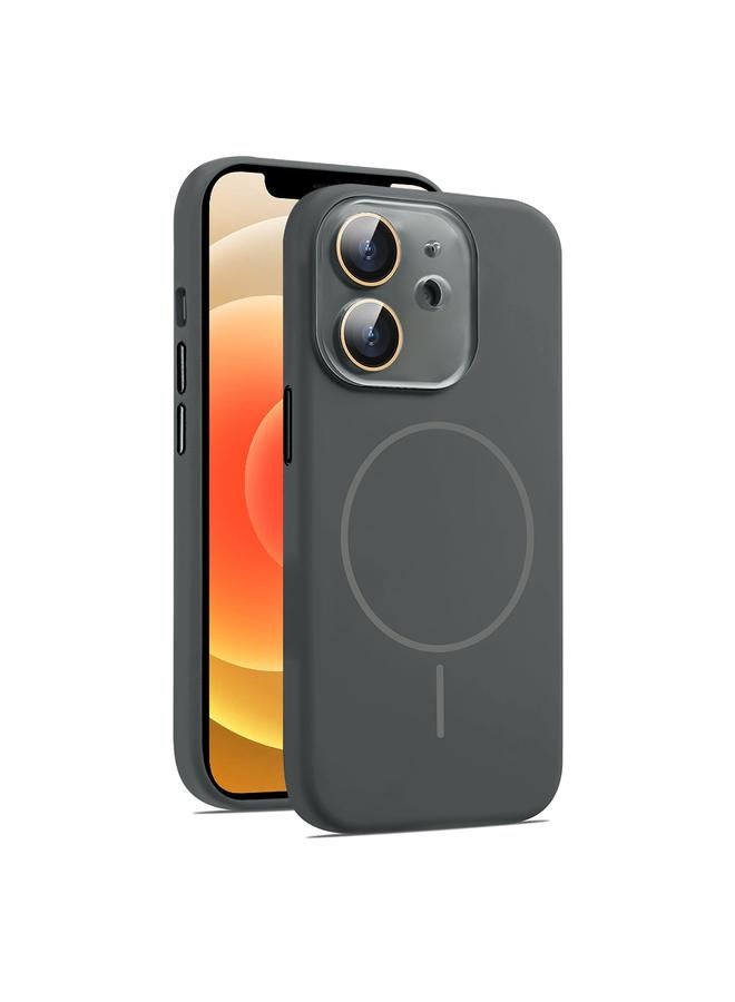 Zaboon Case For iPhone 12 AG Fine Hole Liquid Silicone MagSafe Magnetic Phone Case - Image 1