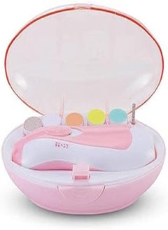 FASHION MANIA Baby Nail Clipper,Electric Baby Nail Trimmer,Toes Fingernails Care Trimmer with LED Light for Newborn,Kids and Adults(Pink) 