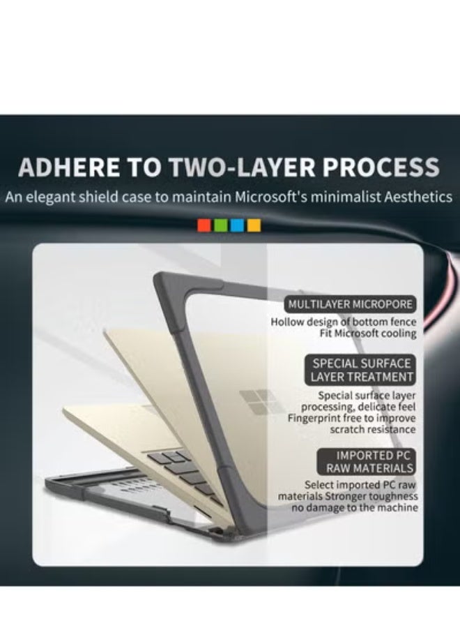 جولف لينك غطاء حماية صلب مزود بحامل ووظيفة مقاومة للصدمات لجهاز مايكروسوفت لاب توب جو مقاس 12.4 بوصة - Image 5