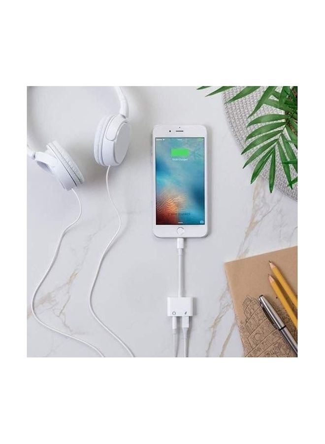 NIBEMINENT Headphone Jack Adapter For iPhone Silver - Image 3