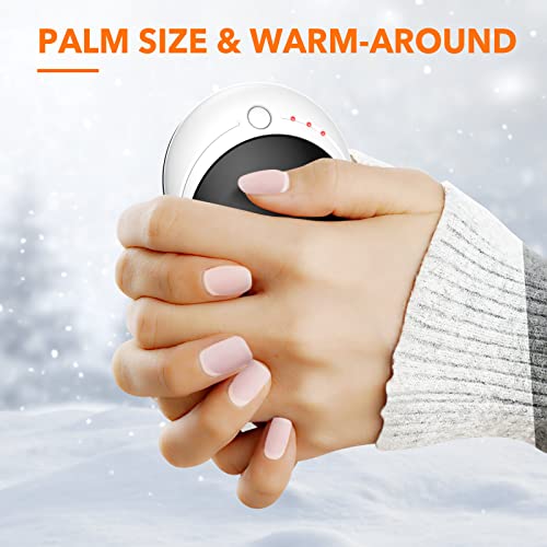 BESKAR Rechargeable Hand Warmers 2 Pack, Electric Hand Warmer with Double-Sided Heating, Portable Pocket Hand Warmer for Outdoor, Golf, Raynauds - Image 3