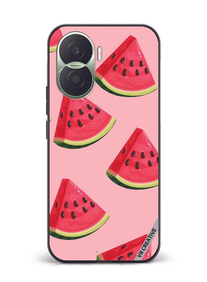 VR CREATIVE Protective Case Cover For Honor Play7T Pro Watermelon Design Multicolour - Image 1
