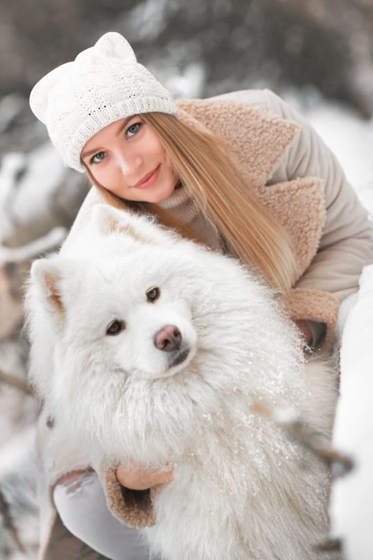 v28 Women Men Girls Boys Teens Cute Cat Ear Knit Cable Rib Hat Cap Beanie - Image 4