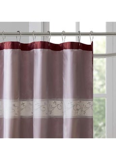 Serene Flora Fabric Shower Curtain Embroidered Transitional Shower Curtains For Bathroom 72 Inch X 72 Inch Red - pzsku/Z4640A2B781BF8DE163C8Z/45/_/1741446671/9793da2a-a03b-4da2-aca3-754253f40c7e