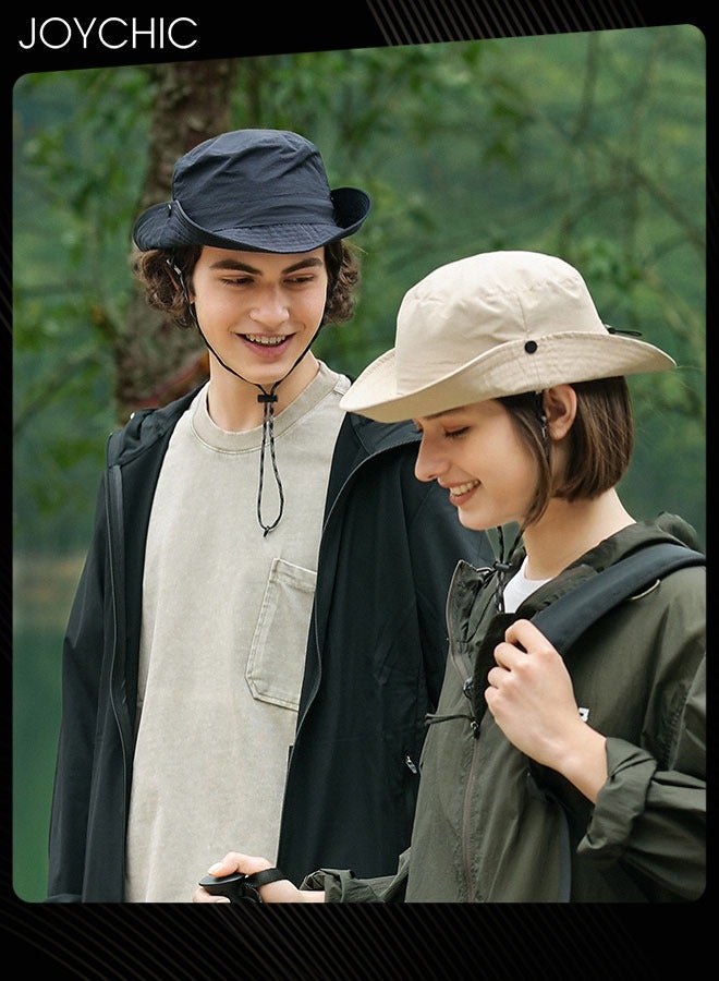 Joychic قبعة الصيادين ربيع وصيف للنساء والرجال في الهواء الطلق لحماية من الشمس مضادة للأشعة فوق البنفسجية قبعة واقية من الشمس قابلة للتنفس ومقاومة للماء - Image 4