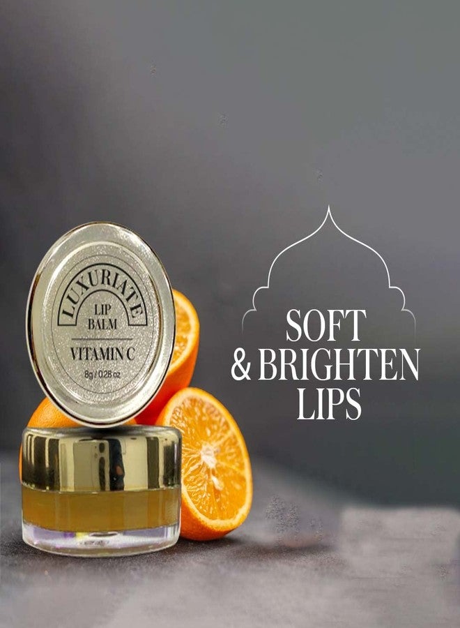 LUXURIATE Orange Vitamin C Lip Balm,Organic, Paraben & Sulphate Free Lip Gloss, Dry & Chapped Lips Care for Men & Women - 8 gm - Image 5