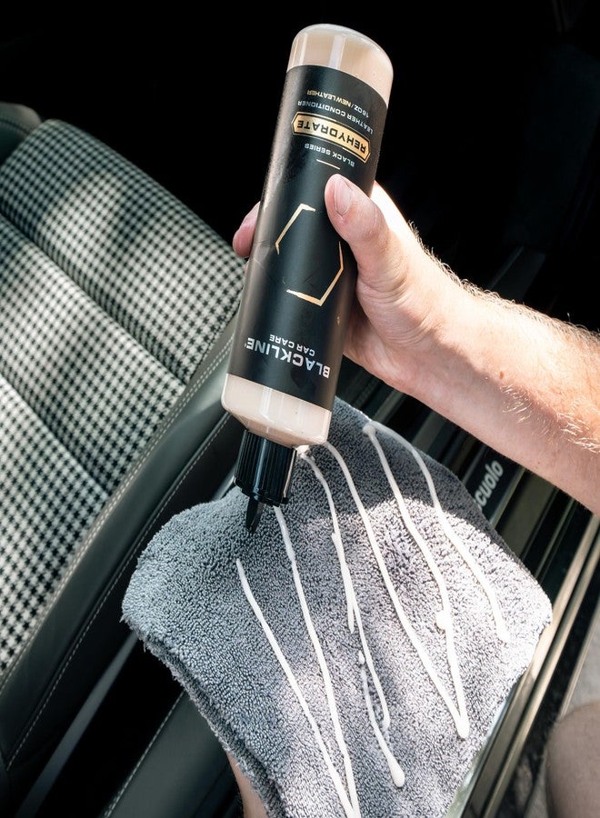 Blackline Leather Cleaner and Conditioner Care Kit - 2 (16 Fl Oz) Bottles - Effectively Cleans And Conditions Leather Car Interiors, Shoes, Boots, Bags, Furniture, Appparel And More - Image 3