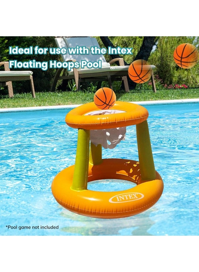 Botabee Kids Pool Basketball 2 Pack | Compatible With Intex Floating Hoops Poolside Basketball Game And Other Pool Basketball Hoop | Mini Ball For Outdoor And Poolside Play - Image 3