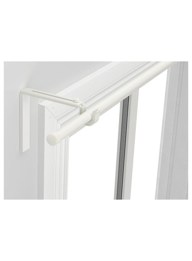 erorex Curtain rod combination, white, 120-210 cm - Image 2