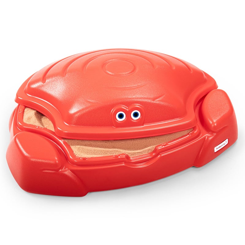 Simplay3 Coastal Crab Fully Assembled Sandbox for Kids Toddler Outdoor Sand Box with Lid for Playground Backyard Ages 15 to 5 Years Made in USA Red - Image 2