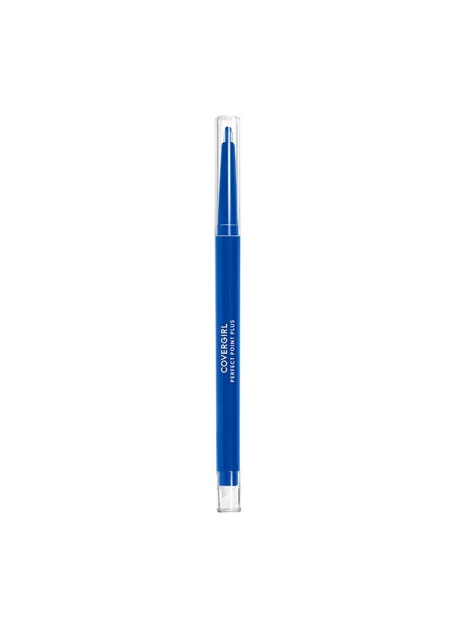 CoverGirl COVERGIRL Perfect Point Plus Eyeliner Pencil, Bold Cobalt, Long-Lasting, Versatile Blue Eyeliner, Soft Smudging Tip, No Sharpening Needed, Pack of 1  - Image 2