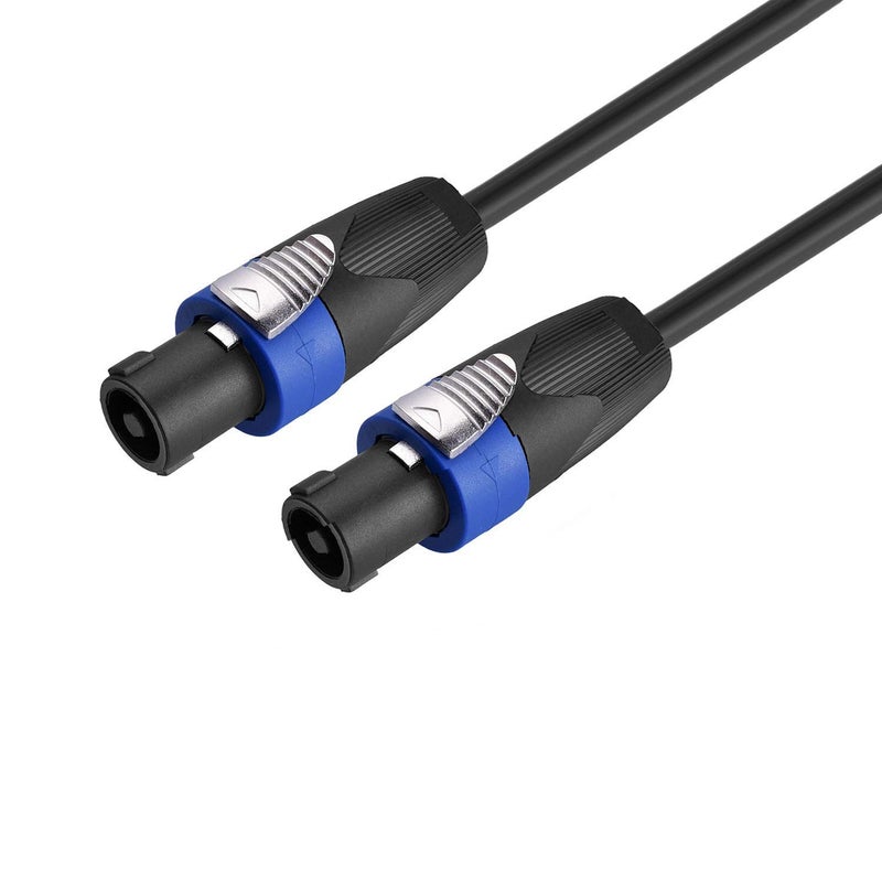 Yoico Pro 100 Feet 12AWG Speakon to Speakon Cable - Heavy Duty 100ft 12 Gauge Speaker Wire Cord with Twist Lock for Audio Amplifier - Single - Image 2