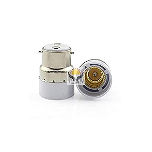 ALUCIFIC B22 to E14 Converter Holder Useful for to Convert The Bulb of Your Fitting and Fixture Pack of 1 WHITE - Image 4