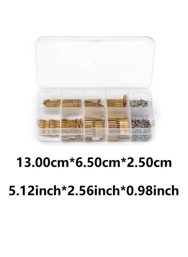 300pcs M2 Brass Hex Standoff Spacer Kit with Screws for PCB Automotive Home Decor - Image 3